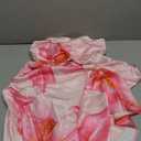 Women's Summer Satin Dress Elegant Cowl Neck Adjustable Spaghetti Strap Wedding Guest Cocktail Party Maxi Dresses (Floral Pink)