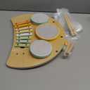 Kids Drum Set, Montessori Musical Instruments for Toddlers 1-3, Wooden Musical Toys for Baby 12-18 Months, Preschool Educational Xylophone Drum Kit, Birthday Gift for Boys Girls Ages 3+