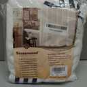Seasonwood Black and White Shower Curtain with Tassels,Farmhouse Fabric for Bathroom,Heavy Weighted, 72 x 72