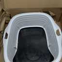 Arm & Hammer Rimmed Cat Litter Box with High Sides and Microban, Made in USA