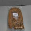 XINGO Gold 24 Inch Zip Ties Heavy Duty 100 Pack, 200 LBS Ultra Strong Plastic Wire Ties, Large Cable Ties Extra Long Tie Wraps, Indoor and Outdoor UV Resistant