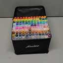 ABEIER 80 Colors Alcohol Based Markers, Dual Tip Drawing Markers Set, plus 1 Colorless Blender Pen, Permanent Sketch Animation Marker for adults, Plumones, Coloring and Artist Illustration