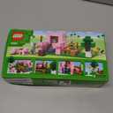 LEGO Minecraft The Baby Pig House Toy Figures and Playset - Building Minecraft Toy for Kids, Boys and Girls, Ages 7+ - Gift for Birthdays - with 2 Minifigures for Pretend Play - 21268