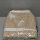 OIAHOMY 4 Pack Storage Baskets for Organizing, Cube Storage Bins for Shelves, Rectangle Storage Baskets With Handles, Woven Baskets for Storage, 12.7''Lx9''Wx7.8''H, Brown