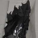 Coogam 60PCS Halloween Bats Decoration, 4 Different Sizes Realistic PVC Black 3D Scary Bat Sticker for Home Decor DIY Wall Decal Bathroom Indoor Hallowmas Party Supplies