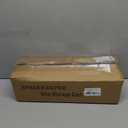 SPACEKEEPER Slim Rolling Storage Cart 4 Tier Bathroom Organizer Utility Cart Mobile Shelving Unit Tower Rack for Kitchen, Laundry Room, Bathroom, Narrow Places, Pink