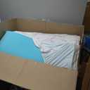 Twin Mattress Topper, Cooling Gel-Infused, CertiPUR-US Certified, 2 Inches, Blue