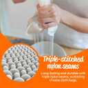 Pro Quality Nut Milk Bag  Big XL Commercial Food Grade  Strong & Durable Reusable Almond Milk Maker Bags & All Purpose Fine Mesh Nylon Cheesecloth Strainer  No Pulp Vegan Milks  Recipes & Vids