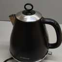 Evoloop 1.7L Electric Kettles, BPA Free Tea Kettle, Hot Water Boiler Heater, Stainless Steel Teapot, Auto Shut-Off & Boil-Dry Protection, 120V/1500W (Black)