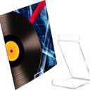 Antilope Vinyl Record Tabletop Display Stand, Now Playing Clear Acrylic Music Album LP Cover Desktop Display, Easel for Book Magzine Display Holder (1 Pack)