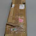 Meangood Floating Shelves Wall Mounted Set of 2, Wall Shelf with Towel Bar Rustic Wood Wall Storage Shelves for Bedroom,Living Room,Bathroom, Kitchen White (2+1 Pack)