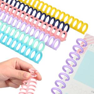 ZUNOXAZ 30-Pack Plastic Binding Rings 30-Hole Loose Leaf Binder Mechanism for DIY Notebook Comb Binding Spines and Craft Projects Sturdy and Lightweight