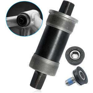 Hoypeyfiy BB-UN26 Square Taper Bottom Bracket 68 * 123/127 / 110mm (Black 1Pcs) (68x110mm) 