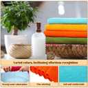 Newwiee Set of 12 Bath Towels Bulk - 28 x 55 Inch Large Cotton Towels in 12 Colors, Soft Quick-Dry Lightweight Bathroom Towel for Home Pool Beach Spa Hotel Gym Use(12 Colors)