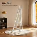 MEEDEN Art Easel Stand for Display: Adjustable Wooden Stands for Sign - A Frame Painting Easel for Canvas up to 60" for Artist Adults Drawing Picture Poster - White, Medium