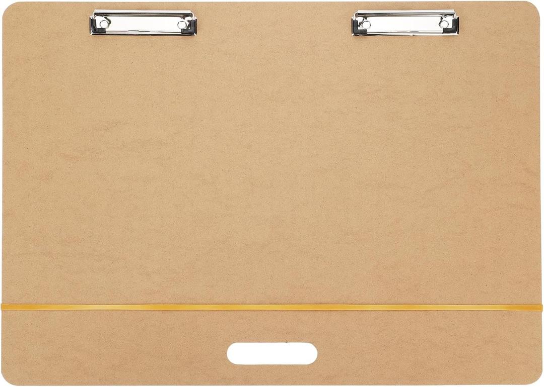 18" x 24" Drawing Board, Artist Sketch Boards with Handle for Drafting Art, Portable Wooden Clipboard for Class or Studio Fit in Artists Tote