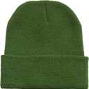 NPJY Unisex Beanie for Men and Women Knit Hat Winter Beanies (Green)