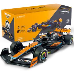 LUPPA Formula 1 MCL60 Model kit - 1:18 Scale Racing F1 MCL60 Model Inspired by Lando Norris & Oscar Piastri l Building kit, Collectible diecast, 140 Pieces