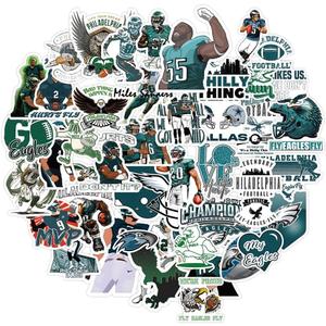 104Pcs Football Rugby Stickers for Water Bottle, Rugby Decal Decoration Sticker for BoysWaterproof Decals for LaptopComputerPhone CaseCarGuitarBumperSkateboardGifts for Adults Teens
