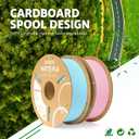 ELEGOO Matte PLA Filament Sakura Pink & Ice Blue 2KG, 1.75mm 3D Printer Filament Dimensional Accuracy +/- 0.02mm, 2pcs 1kg Carboard Spool (2.2lbs) Fits for Most FDM 3D Printers