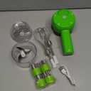 Electric Vegetable Slicer Set Vegetable Cutter 4 in 1 Portable, Rechargeable, Wireless Food Processor & Chopper Machine Mixer Food Slice for Home Kitchen Garlic Pepper Chili Onion Celery Ginger Meat