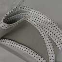 TILLYOU Waterproof Changing Pad Liners 6 Pack, 100% Cotton Reusable Cloth Diaper Liners, Gray