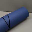 Hatha Yoga Extra Thick TPE Yoga Mat - 72"x 32" Thickness 1/2 Inch -Eco Friendly SGS Certified - With High Density Anti-Tear Exercise Bolster For Home Gym Travel & Floor Outside (Blue)