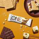 ONE Protein Bars, Smores, Gluten Free with 20g Protein and 1g Sugar, Pantry Staples, 2.12 oz (12 Count), Packaging May Vary