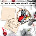 4 x Welder Christmas Ornament 2025 - Unique Welding Gifts for Men Women, Welder Ornaments for Christmas Tree, Funny Gifts for Tree Decor, Funny Ornaments for Men Friends Neighbors