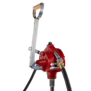 Fill-Rite FR152 Fuel Transfer Piston Hand Pump w/Discharge Hose, Nozzle Spout, & Suction Pipe