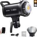 Godox SL100Bi 100W Bi-Color LED Video Light, 32100Lux@1M with APP Control, 2800K-6500K CRI/TLCI 96+/97+ Studio Light, 11 FX Effects Studio LED Continuous Video Light Bowens Mount