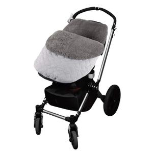 Tadpoles Quilted Stroller & Car Seat Cover - Light Grey | 27" x 20" x 2" | Made of 100% Super Soft Microfiber Polyester | Warm, Gentle & Durable | Ideal for Use as a Stroller Cover & Car Seat Cover