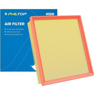 PHILTOP Engine Air Filter CA10755 Replacement for 2011-2021 Grand Cherokee 3.6L/V8 5.7L/V8 6.4L, 2012-2017 Camry V6 3.5L, 2014-2019 Highlander L4 2.7L/V6 3.5L, 2013-2018 Avalon V6 3.5L