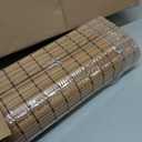 32" W X 72" H Cordless Bamboo Roman Shades for Interior Windows, Brown