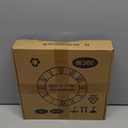 Vantic 24 Inch Large Wall Clock, Arabic Numeral Metal Oversized Wall Clocks for Living Room Decor, Bedroom and Kitchen, Completely Silent, Non Ticking, Battery Operated