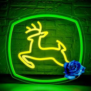 Farm Farmhouse Neon Sign for Wall Decor Dimmable Farm Farmhouse Neon Light for Man Cave Bedroom Suitable for Living Room Warehouse Birthday Gift for Men Size13.7 * 12.5In(P059)