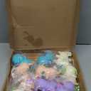 Meooeck 12 Pcs Stress Relief Cute and Fun Animal Toys for Birthday Party Christmas Stocking Stuffer Supplies Favors and Decorations Ideal for Boys and Girls Autism (Multicolor, Axolotl)