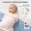 Momcozy Swaddles for Newborns, Quiet Fastener Swaddle Suitable for Infant 0-3 Months, New-Parent-Friendly Sleep Sack, Reduce Startle Reflex, Newborn Boys Girls Registry Essentials, 2-Pack, Bloom