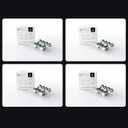 AKNES GuliKit TMR Electromagnetic Joysticks Compatible with Xbox Series SX/Elite 2 Controller, 720 Adjustable Tension Stick Replacement, with 3 Pairs Height Thumbstick Caps