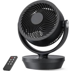 PNTCK Air Circulator Fan for Bedroom, Quiet Table Fan with 4 Speeds, 90 Oscillation, 120 Vertical, 12H Timer, Powerful Airflow, Oscillating Desk Fan for Bedroom Office Home