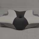 Cervical Neck Pillow for Pain Relief - Ergonomic Side Sleeper Pillow for Neck Support, Cooling Cervical Pillow for Sleeping, Contour Orthopedic Memory Foam Pillows for Back Stomach Sleepers (Dark Grey & White)