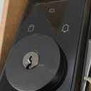 Smart Lock, 4-in-1 Keyless Entry Door Lock for Front Door, Digital Door Lock with Keypad, Bluetooth Smart Deadbolt, App Control (Pitch black)