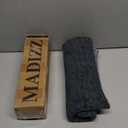 MADIZZ Pack of 2 Chenille Velvet Throw Pillow Covers 12x20 Inch Grey Blue Soft Neutral Decorative Throw Pillows Accent Boho Cushion Covers for Couch Sofa Modern Farmhouse Home Decor