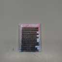 Pawotence Lash Clusters 280pcs Individual Lashes Cluster Eyelash Extensions 50D 9-16mm Mix Eyelash Clusters Lash Extension for Self Application at Home (50D, 0.07D, 9-16mm)