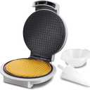 Proctor Silex Waffle Cone and Ice Cream Bowl Maker with Browning Control, Shaper Roller and Cup Press, 7.5 PFAS-Free Nonstick Plates, White (26410MN)