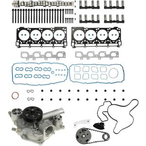 6.4 Hemi MDS Lifters Camshaft Kit and Cylinder Head Gasket Set for 11-15 Jeep