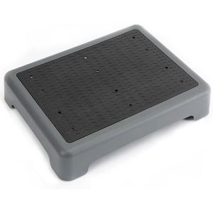 StrongTek One Step Stool, 3.4" Height Half Step with Non-Slip Surface, Wide Base, Supports 350 lbs, Mobility Step for Seniors and Adults, Ideal for Indoor and Outdoor Entryways, Patios, and Bathrooms (1 Pack)
