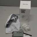 POPCHOSE Fabric Shaver, Lint Shaver for Clothing, Electric Lint Remover with 6-Leaf Blades, Sweater Shavers to Remove Pilling, Clothes Shaver for Couch, Furniture, Fuzz, Lint Ball, USB Rechargeable (Grayish White)