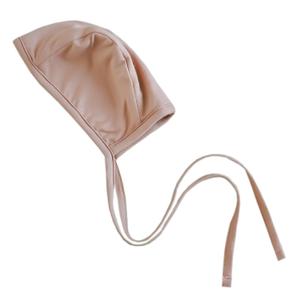 Copper Pearl Baby Bonnets: Ultra-Soft, Comfy to Wear, Tie-On Infant Sun Hat for Protection Against UV Rays, Trendy Coordinating Designs Swaddles, 6-12 Months - Pecan