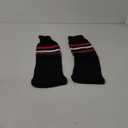 EALER HSK Series Multiple Colors Knit Hockey Socks Junior To Senior (20-22, #019black)
